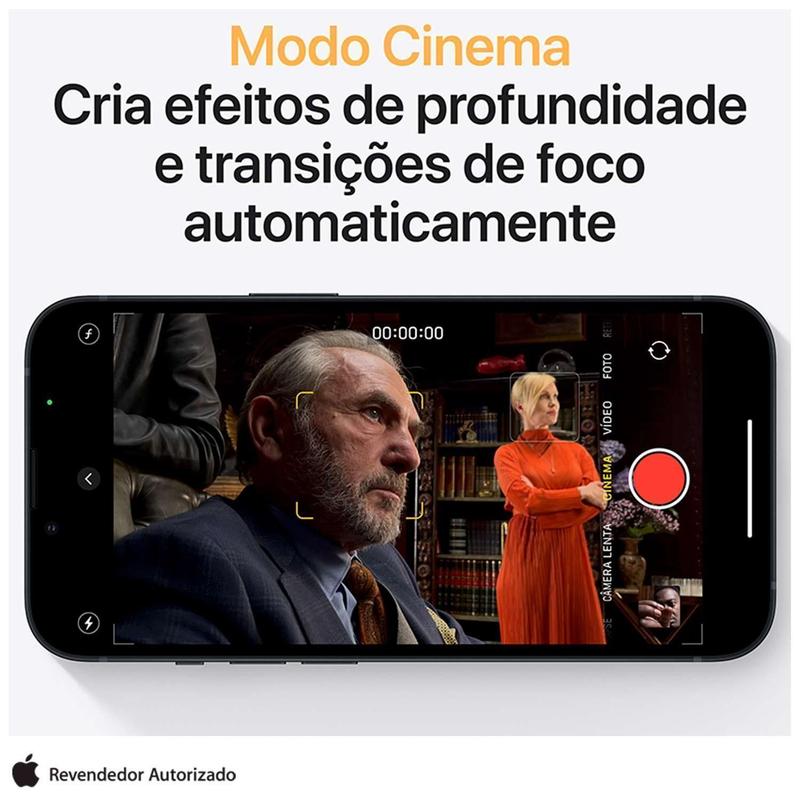 iPhone 13 Apple (128GB) Meia-noite, Tela de 6,1